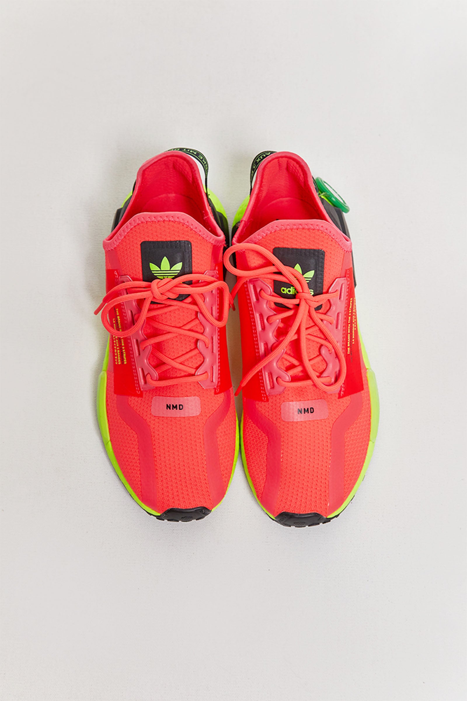byfreer re-luxed watermelon adidas sneakers.