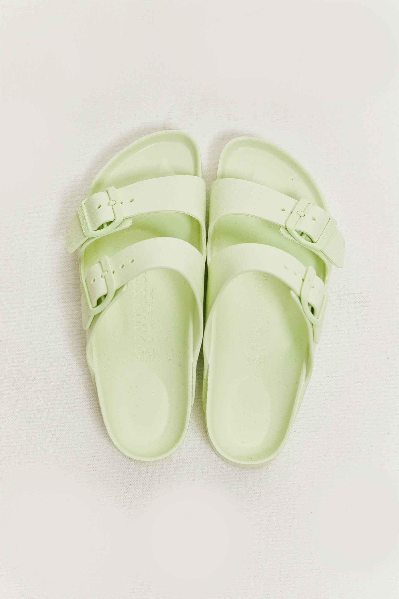 Bright best sale green birkenstocks