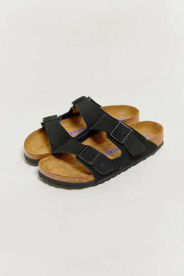 birkenstock arizona suede leather sandals.