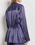 byfreer bryan pinstripe silk blazer suit jacket.