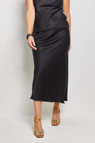 charm viscose bias satin skirt.