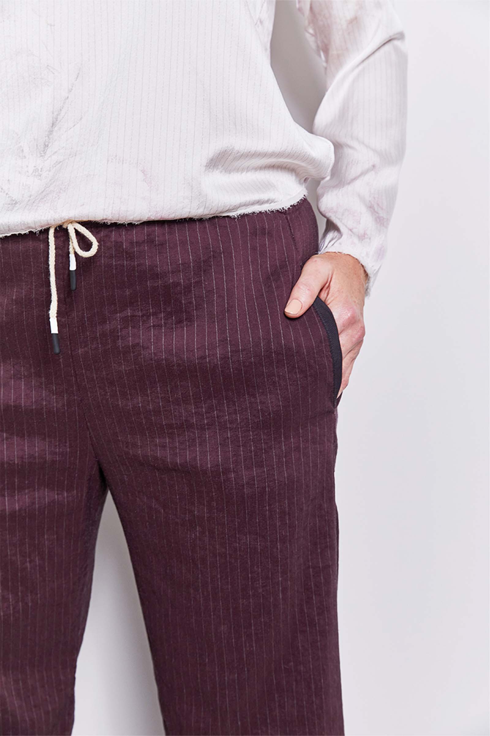 byfreer honest lightweight linen pant.