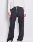 honest italian linen suit pant.