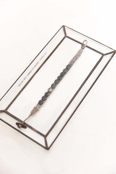 byfreer - Katia Alpha Button Bracelet Silver.