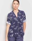 marci floral crepe de chine silk shirt.