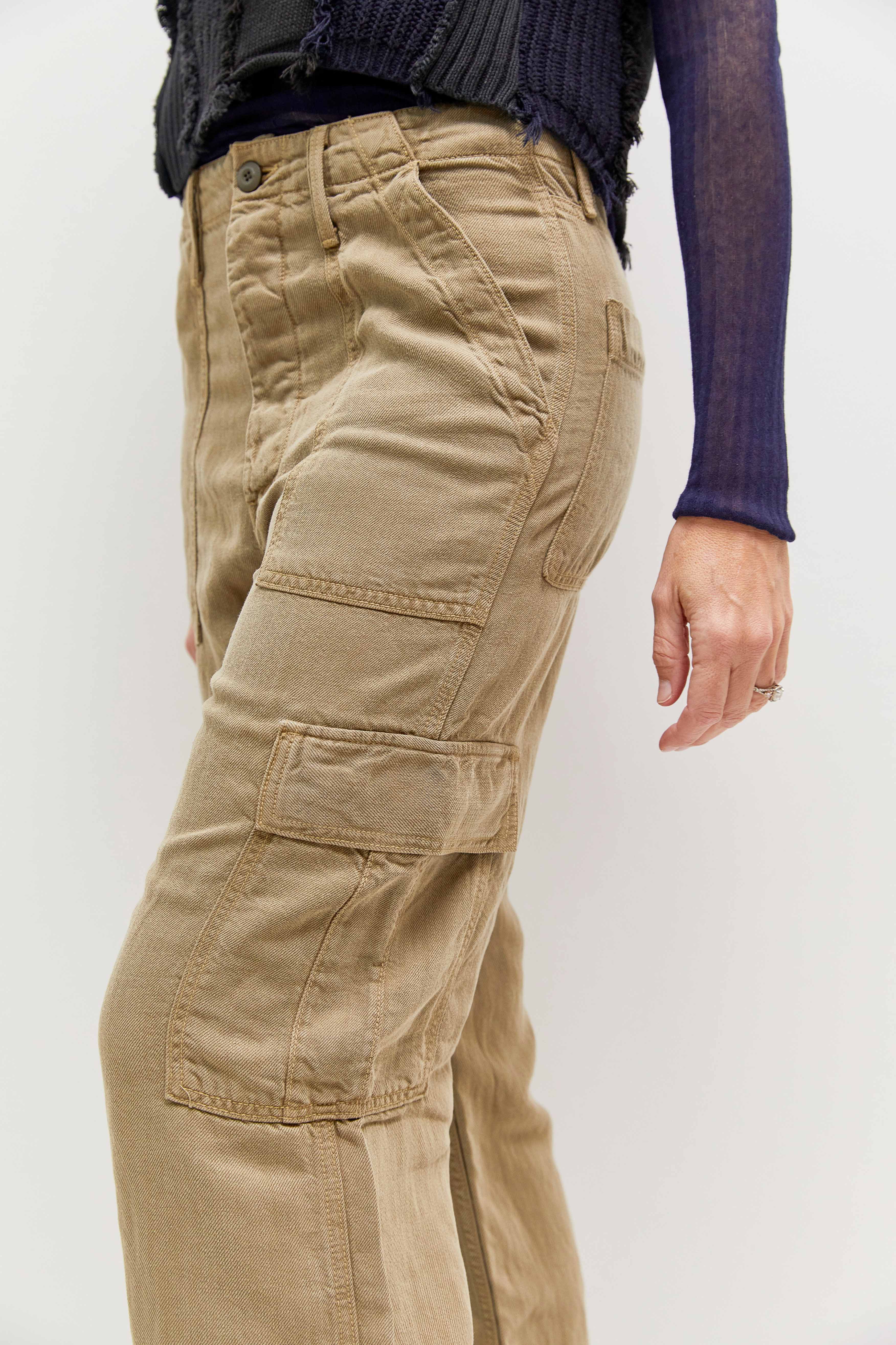 mother cargo private sneak jeans.