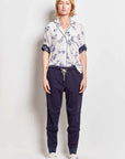 skip silk lined luxury tracksuit pant.