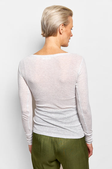 American Vintage massachusetts v-neck long sleeve