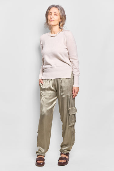 GS vanise metallic cashmere top
