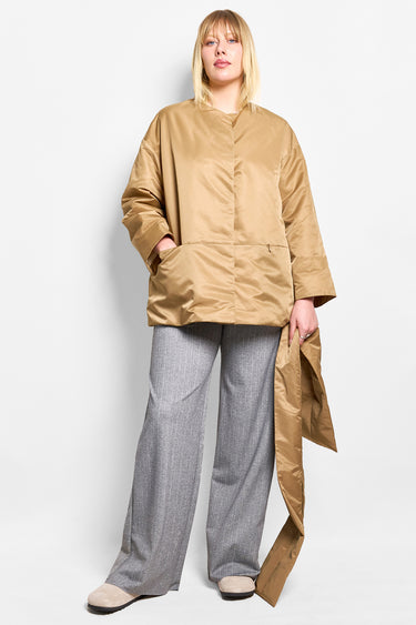 arctique goose down coat with scarf
