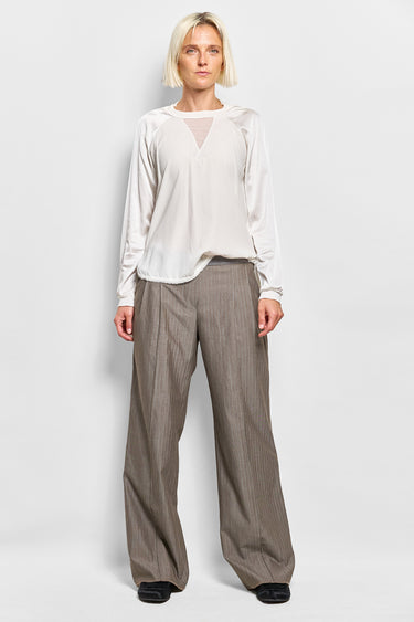 ava silk satin top