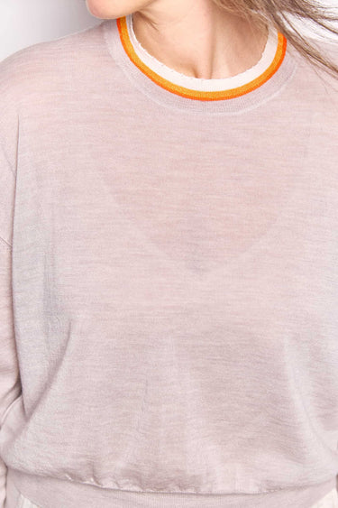 barney merino wool top
