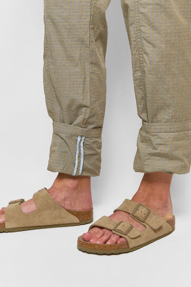 BIRKENSTOCK arizona SFB faded khaki suede leather
