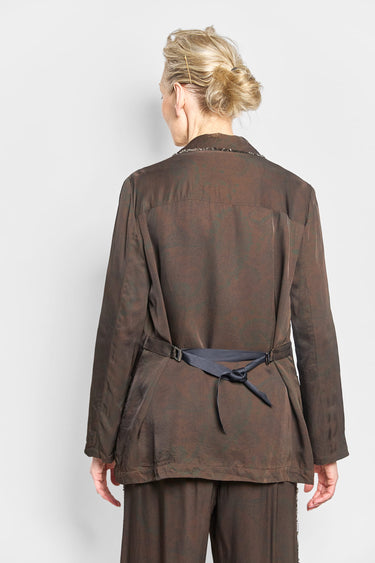 pre-order bryan choc botanical jacket