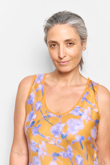 caron sunset floral dress
