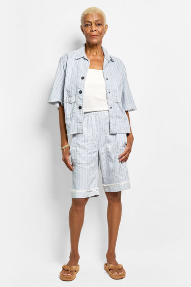 chalki pinstripe short