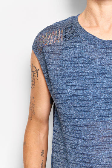 crombie cotton linen vest