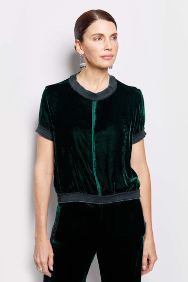 crystal velvet tee