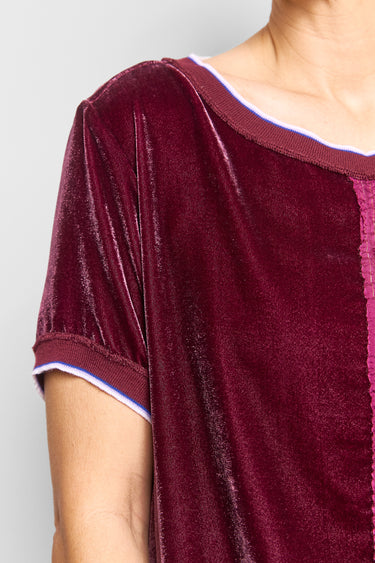 crystal velvet tee
