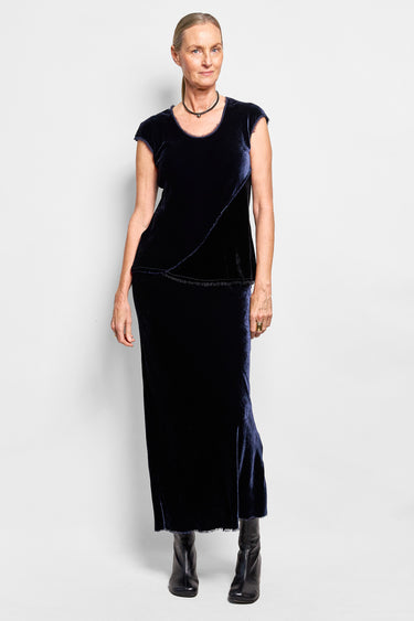 repose silk velvet top