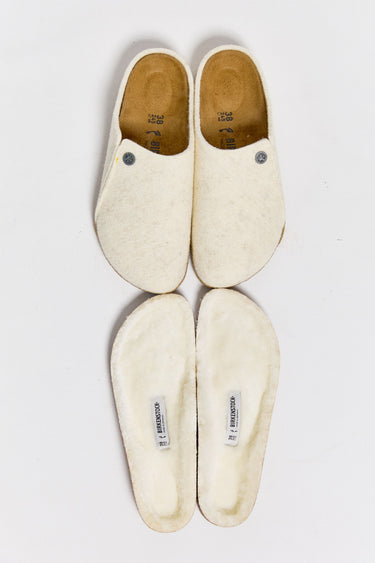 BIRKENSTOCK home shoes white footbed