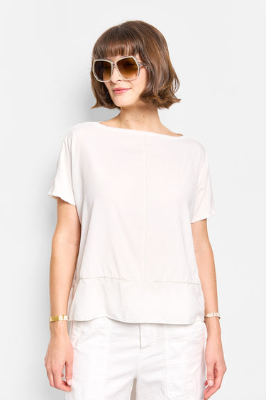 forte silk satin tee