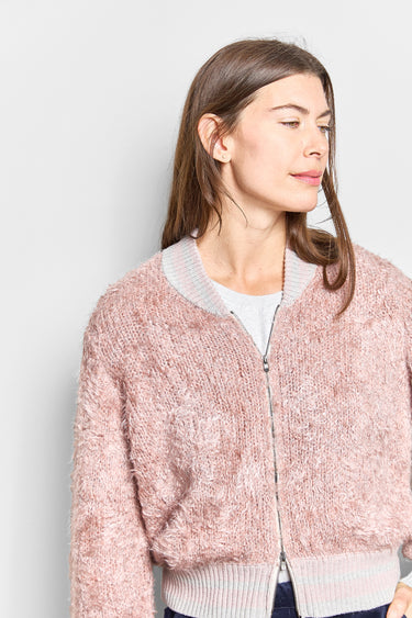 gigi silk bomber jacket