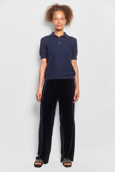 GS rovescio sparkle cotton polo
