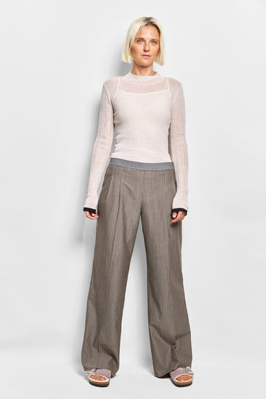 icon wool silk top
