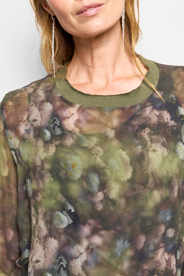 isa wild bloom silk top