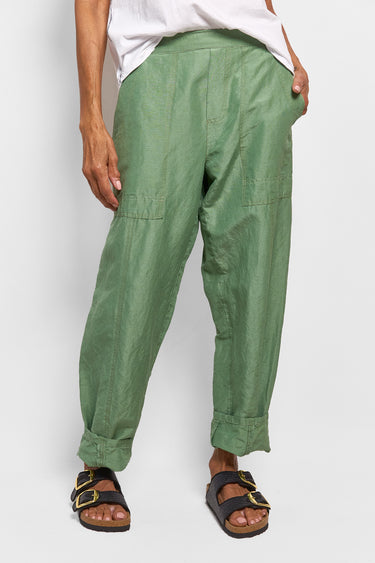 isak silk linen pant