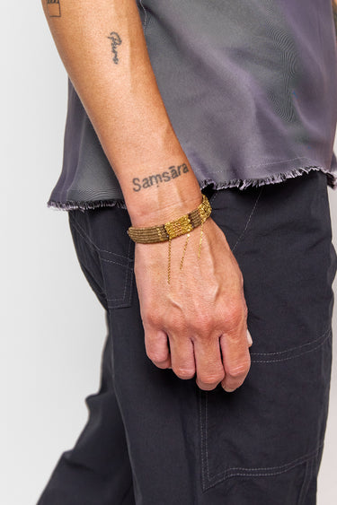 KATIA ALPHA multi weave bracelet