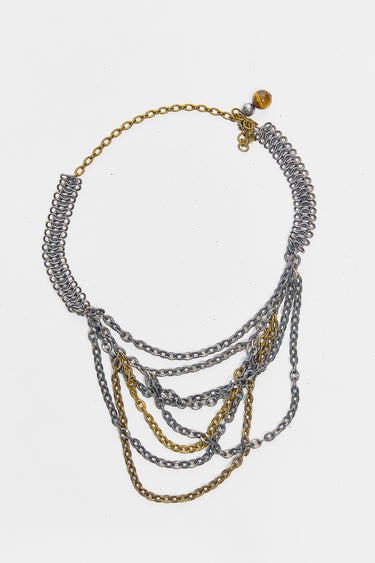 laura b lea brass necklace