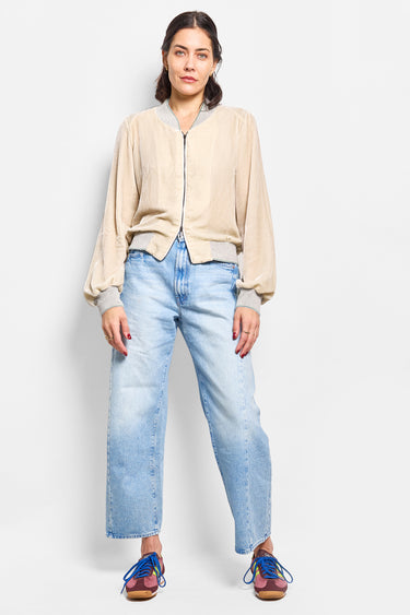 luca silk velvet bomber jacket