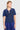 polo navy metallic silk cashmere knit