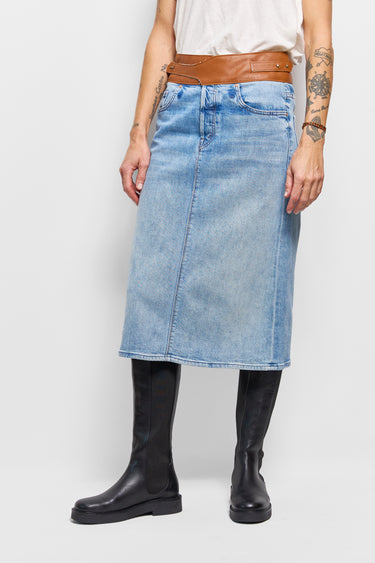 re-imagined: denim skirt
