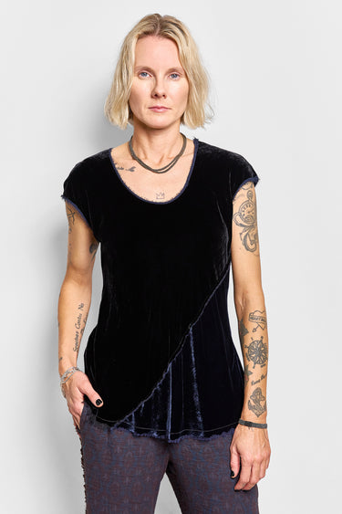 repose silk velvet top