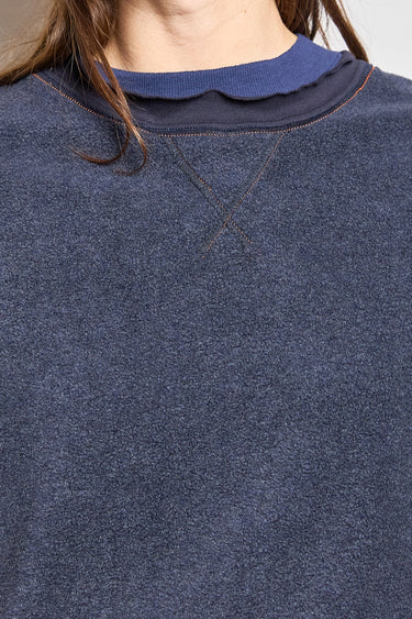 rustic cotton cashmere fleece tee