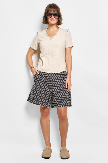ryder v-neck linen tee