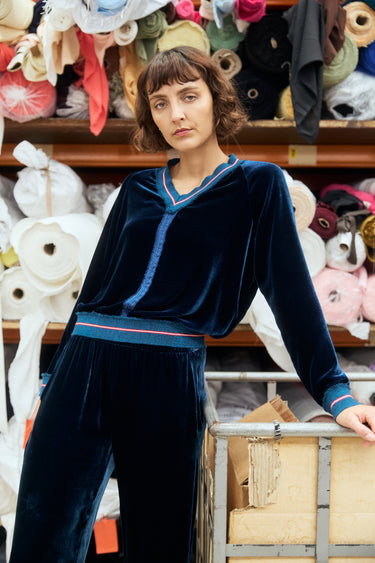 sabine velvet sweater