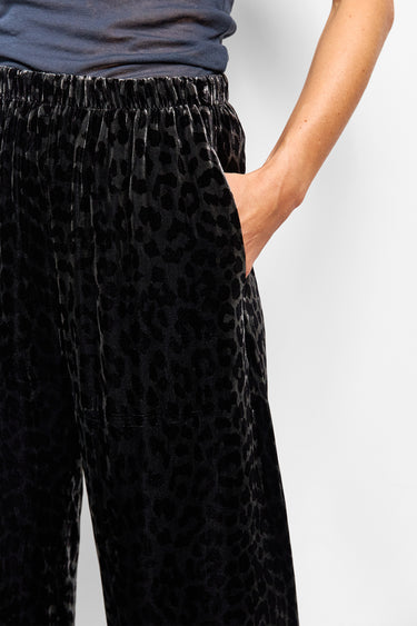 leopard velvet slouchies