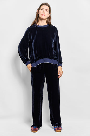 talitha silk velvet top