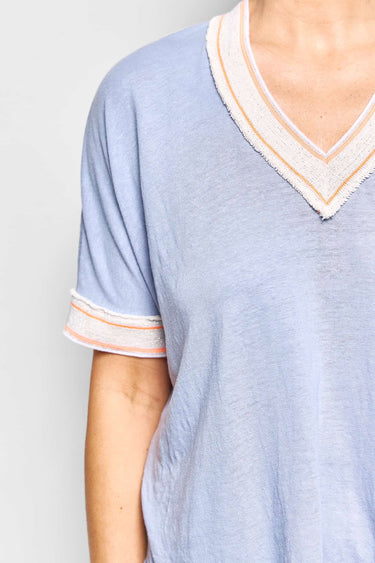 vee linen bamboo tee