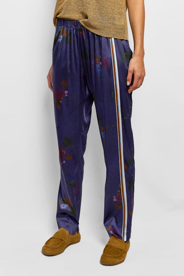 winter floral long slim pant
