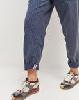 Navy stripe Dax pant.