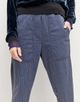 Navy stripe Dax pant.