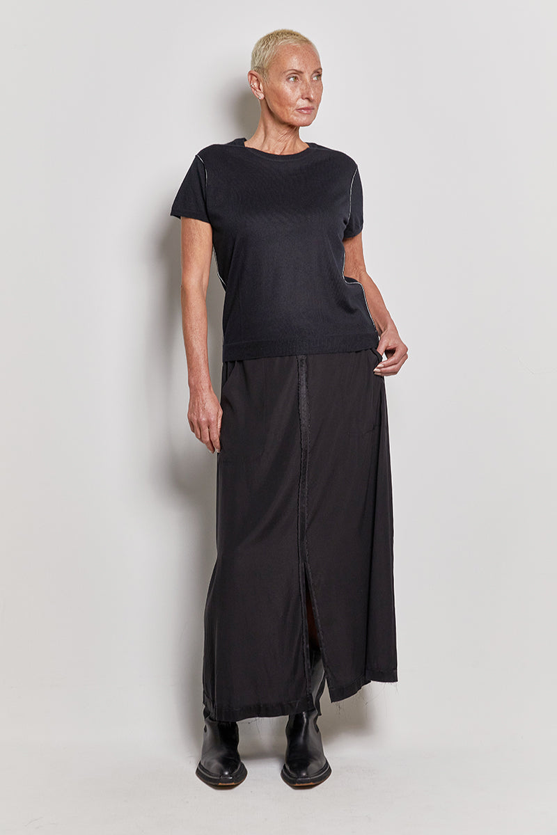 byfreer paychi guh cashmere tee shirt.