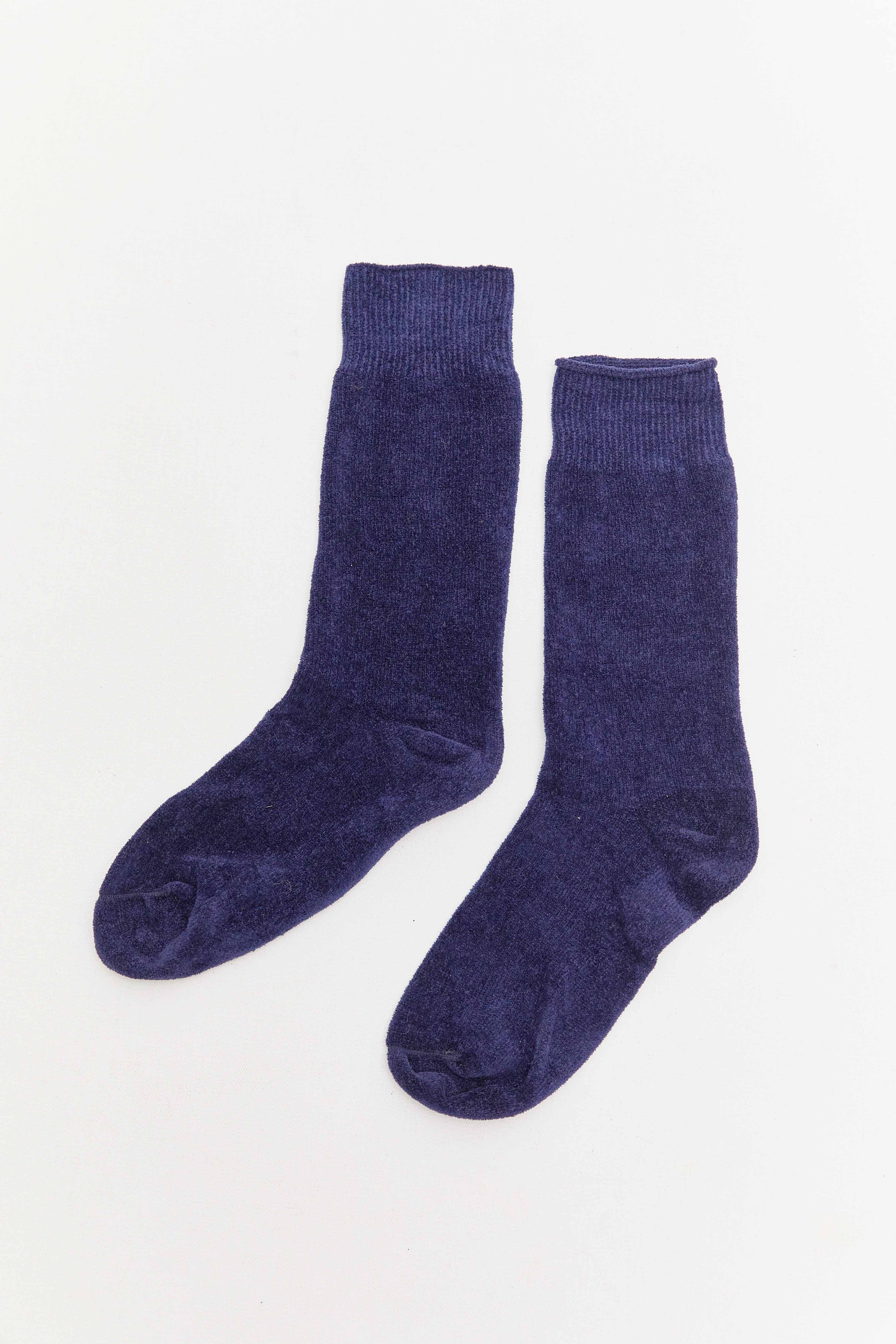 Velvet socks by Maria La Rosa.