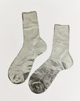 maria la rosa shiny irredescent laminated silk socks.