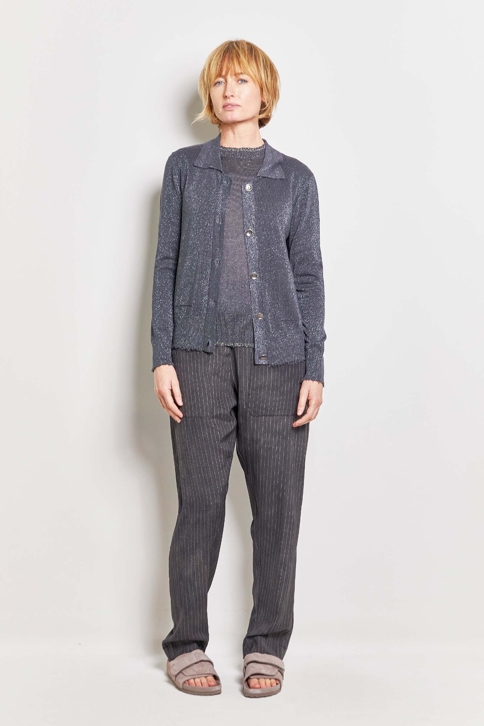 byfreer biba glitter silk cashmere cardigan.